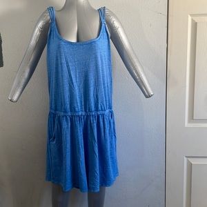 Blue Shorts Romper